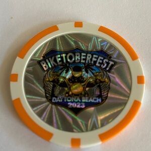 Biketoberfest Daytona Beach 2023 Poker Chip
Daytona Racing and card club